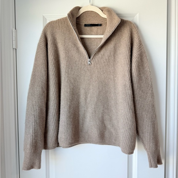 Jenni kayne cashmere half zip sweater - Picture 4 of 8